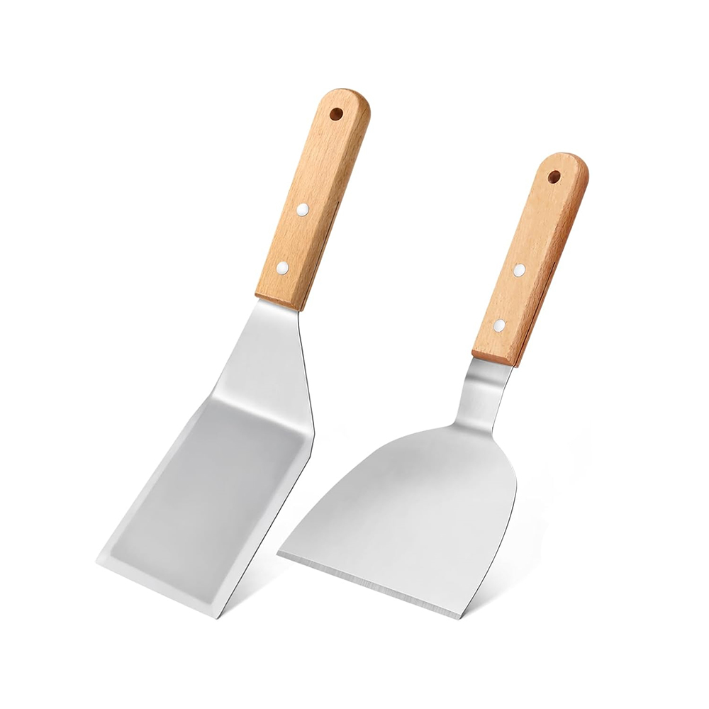 Okonomiyaki Spatula - LMETJMA Metal Spatula Turner Set Stainless