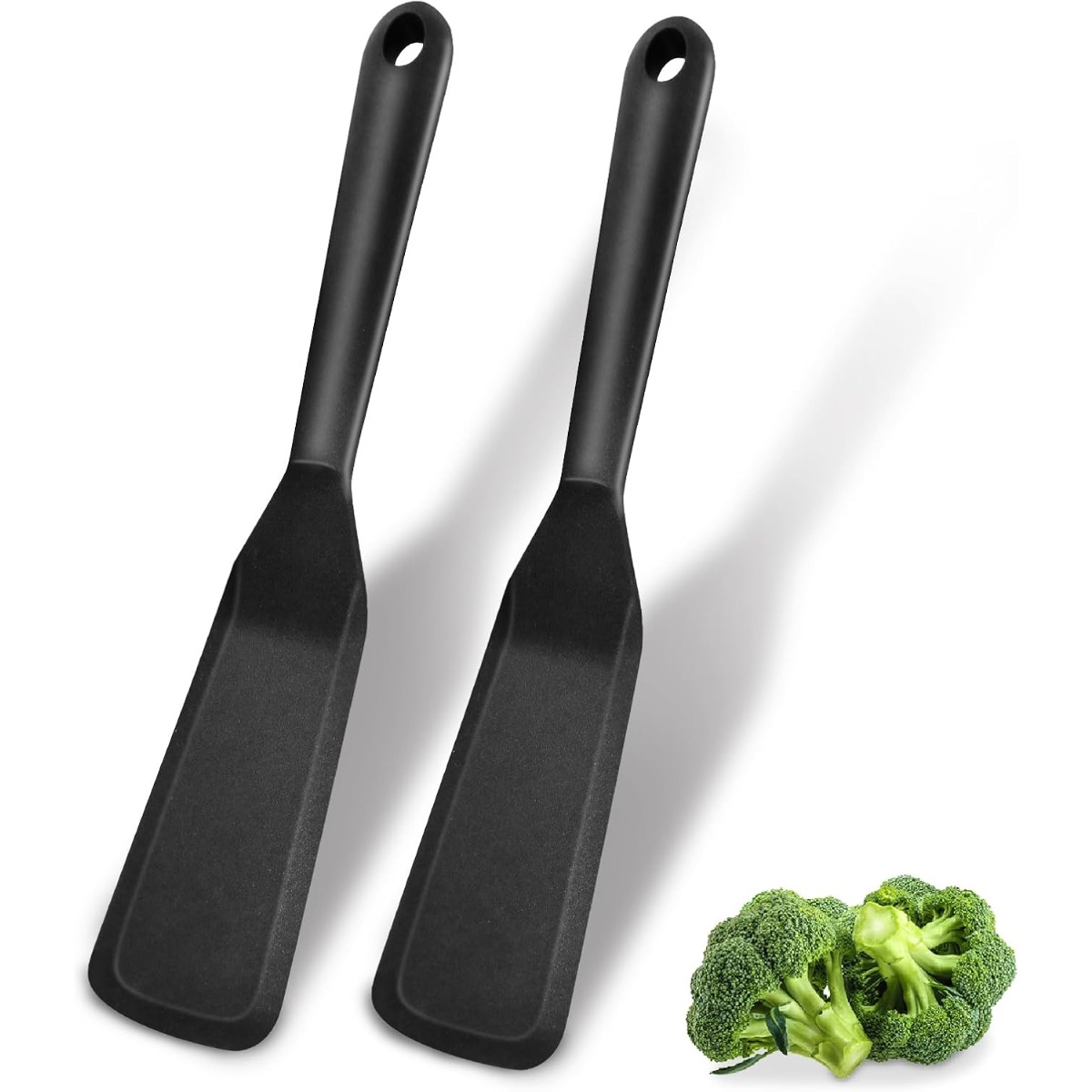 Okonomiyaki Spatula - 1Pcs Food-Grade Silicone Thin Spatula, Heat-Resistant
