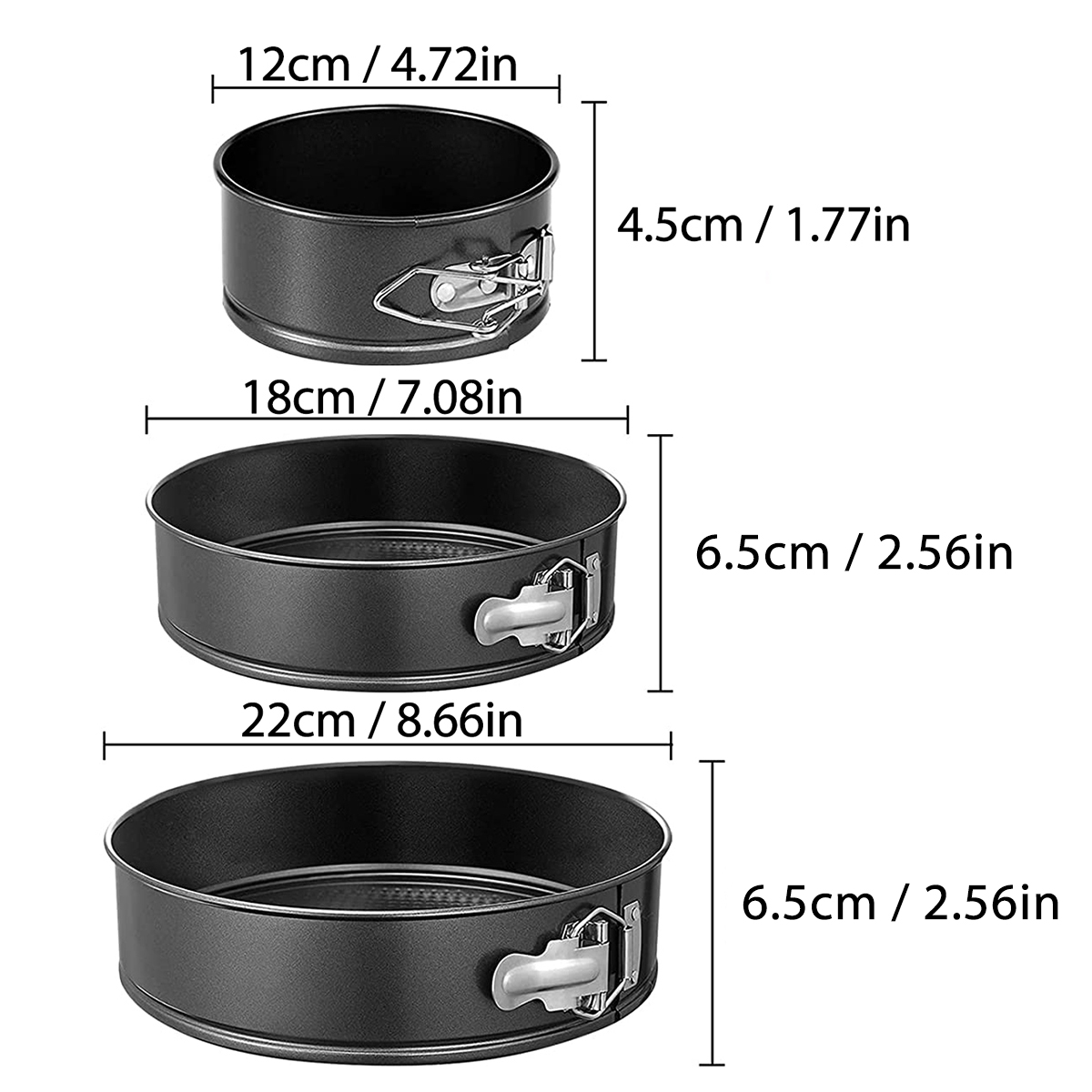 1PC, 3PCS Cake Pan Set, Round  - đánh giá và giá Egg Waffle Pan