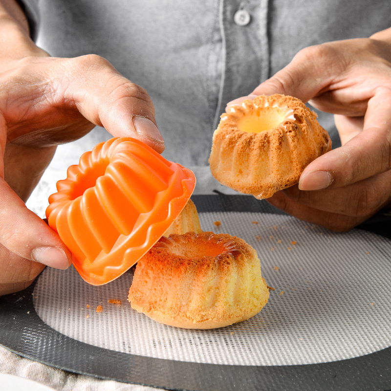 Spiral Silicone Muffin Cups Pu - đánh giá và giá Donut Mold Silicone