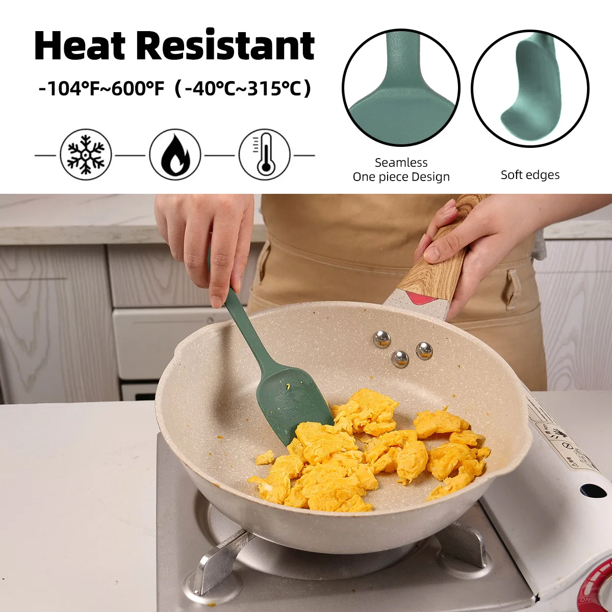Silicone Baking Tool Set 6-pie - đánh giá và giá Okonomiyaki Spatula