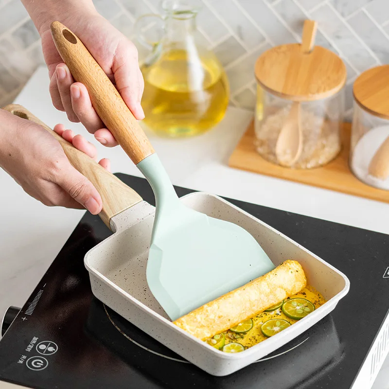 Non-stick Silicone Spatula Wid - đánh giá và giá Okonomiyaki Spatula