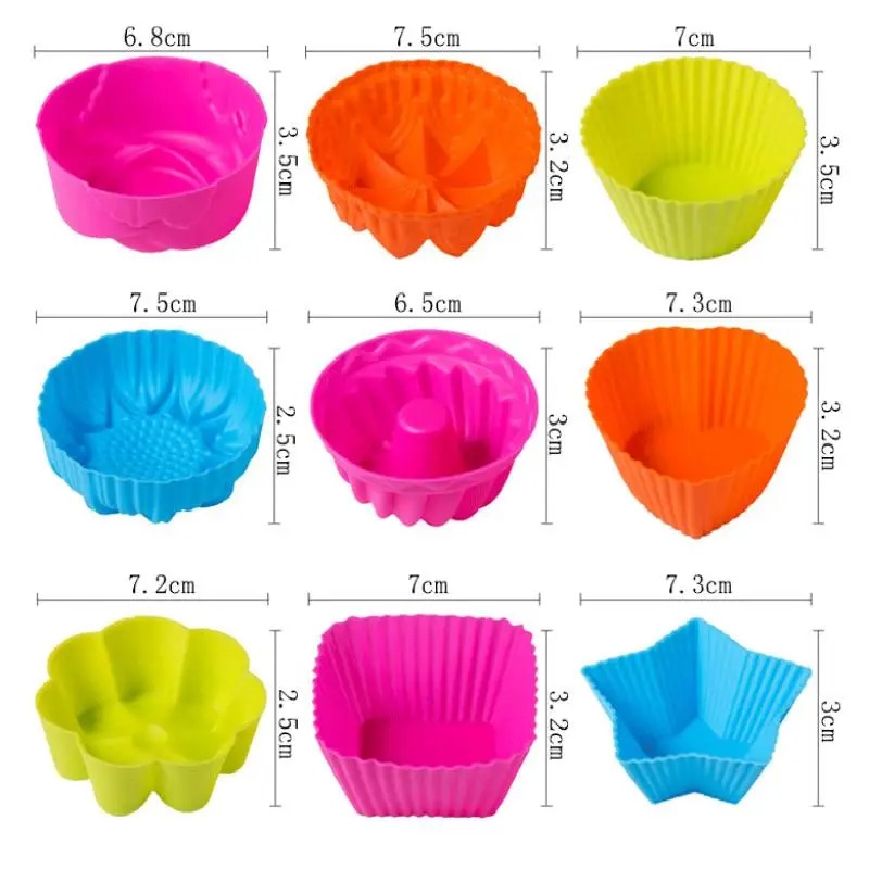 24Pcs of Silicone Muffin Cup C - đánh giá và giá Donut Mold Silicone