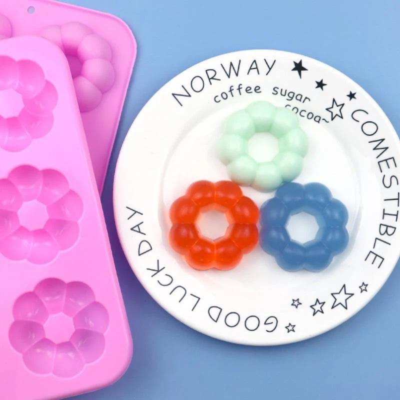 6 Cavity Non-Stick Silicone Do - đánh giá và giá Donut Mold Silicone