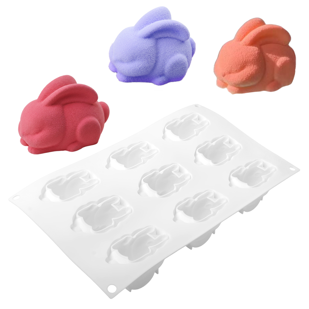Squat Sitting Long Eared Rabbi - đánh giá và giá Bunny Cake Mold