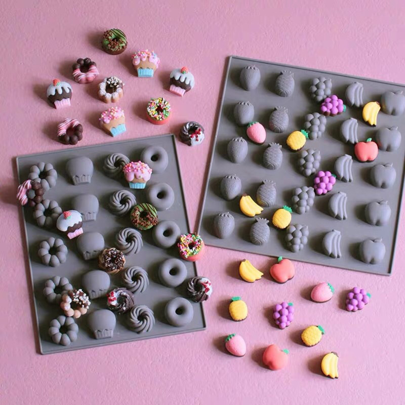 Multicavity Fruit Silicone Cho - đánh giá và giá Donut Mold Silicone